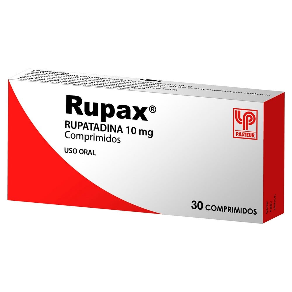 Rupax Rupatadina 10 mg 30 comprimidos