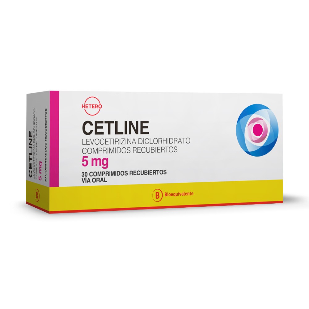 CETLINE COMPRIMIDOS RECUBIERTOS 5 mg (LEVOCETIRIZINA DICLORHIDRATO)