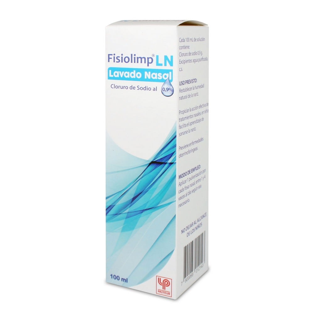 Fisiolimp LN Cloruro De Sodio 0,9% Solución Nasal 100 mL