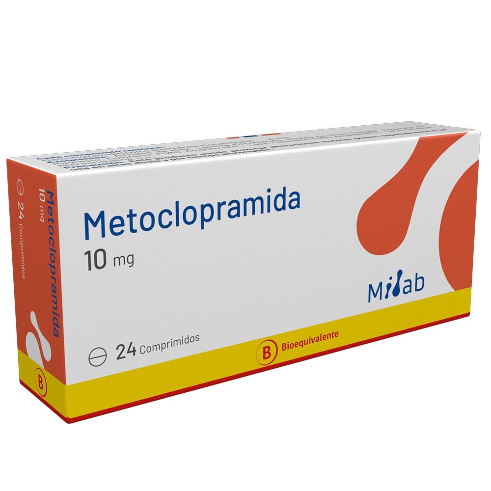 Metoclopramida 10 mg 24 Comprimidos