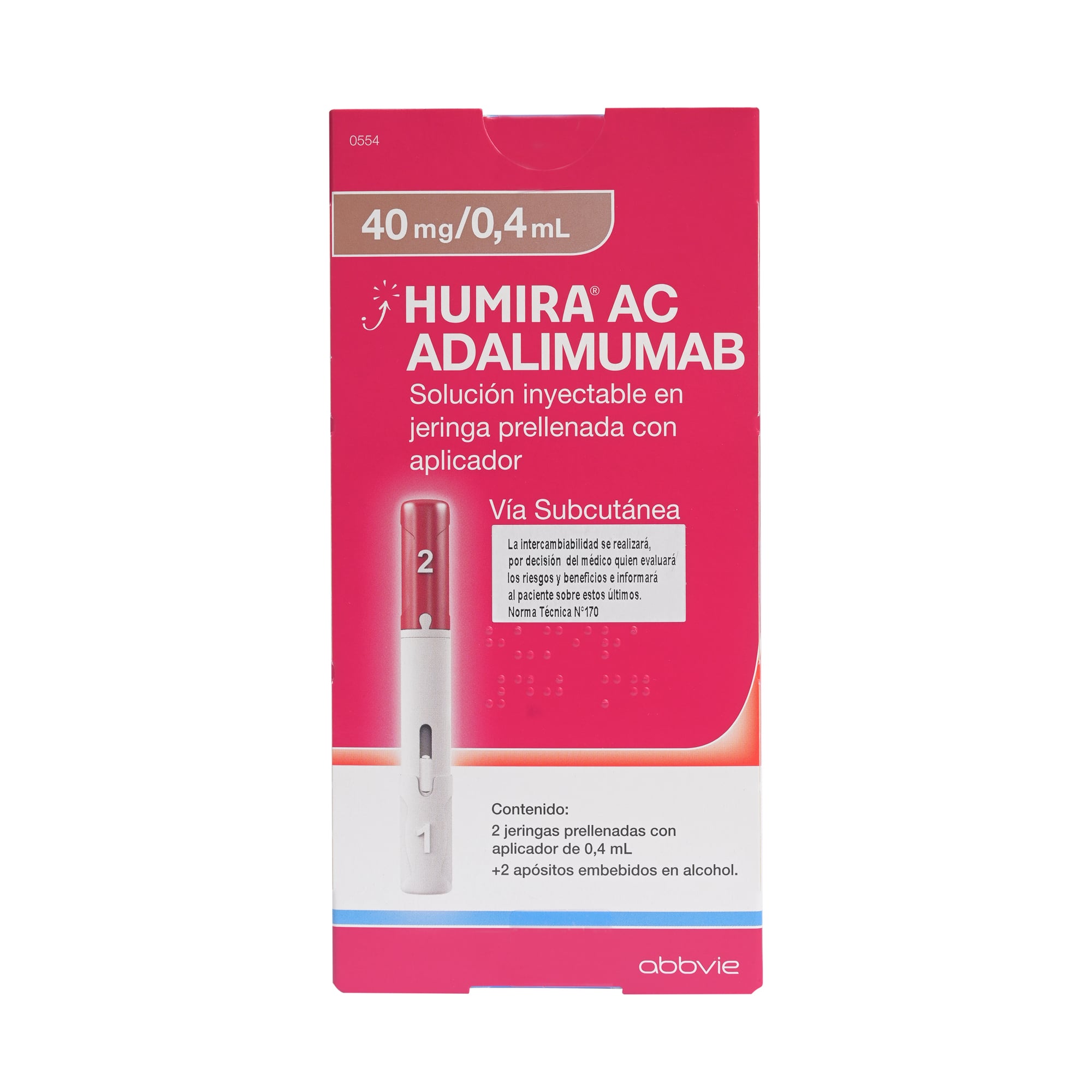 HUMIRA AC SOLUCION INYECTABLE 40 mg/0,4 mL (ADALIMUMAB)