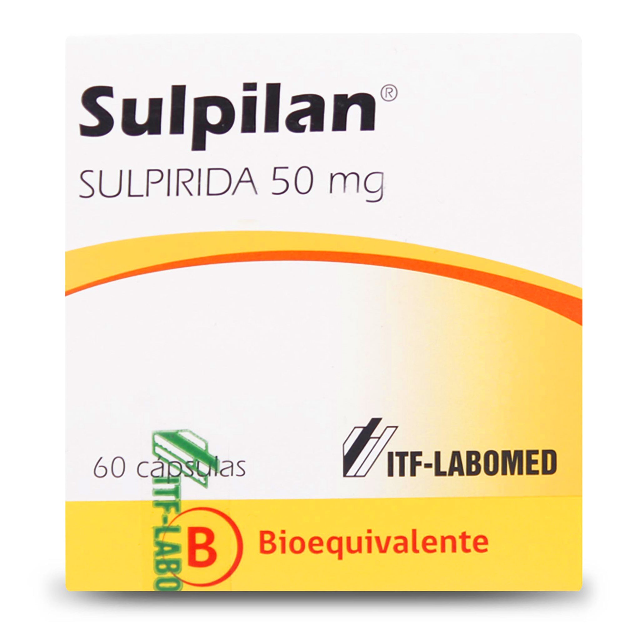 Sulpilan Sulpirida 50 mg 60 Cápsulas