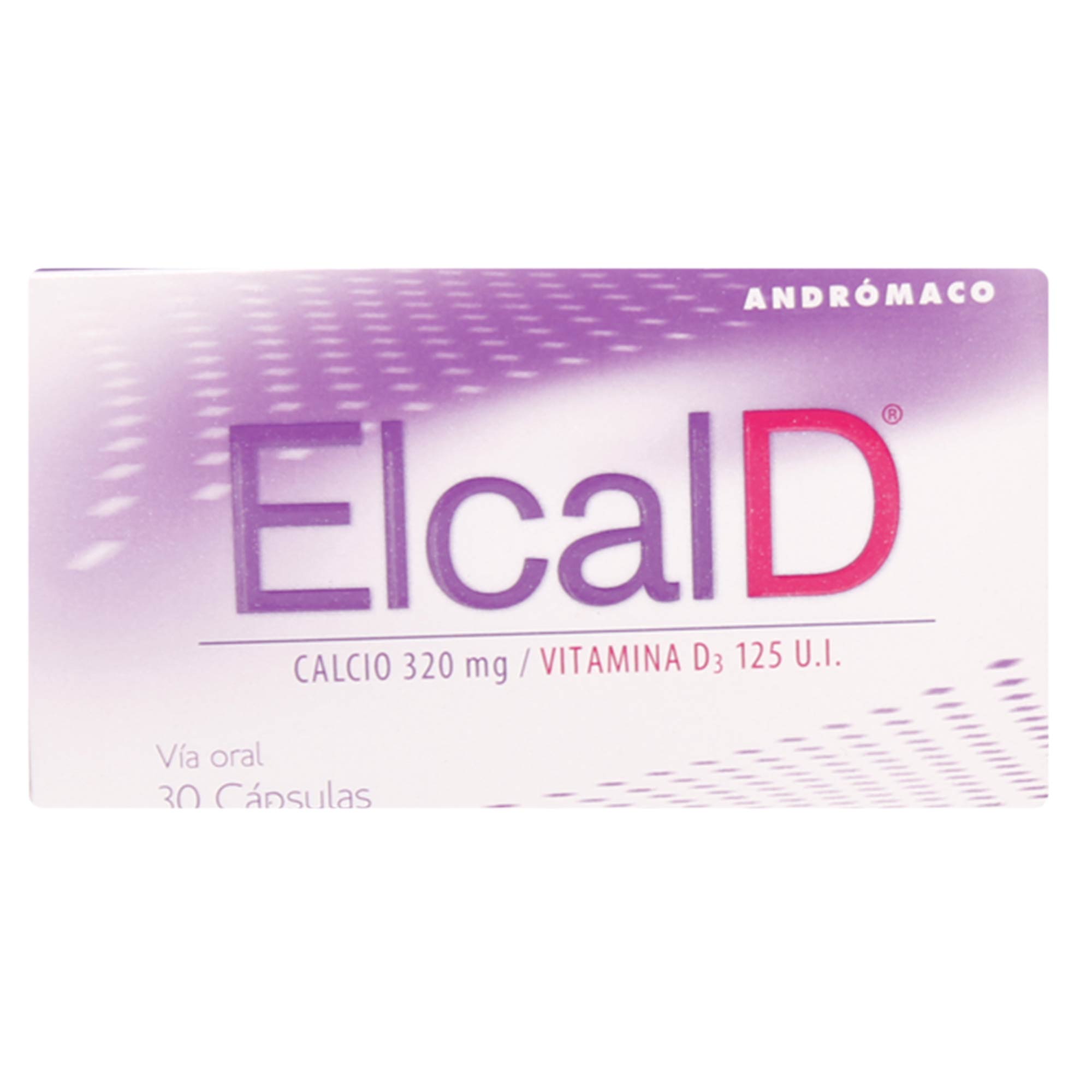 Elcal-D Calcio 320 mg 30 Cápsulas