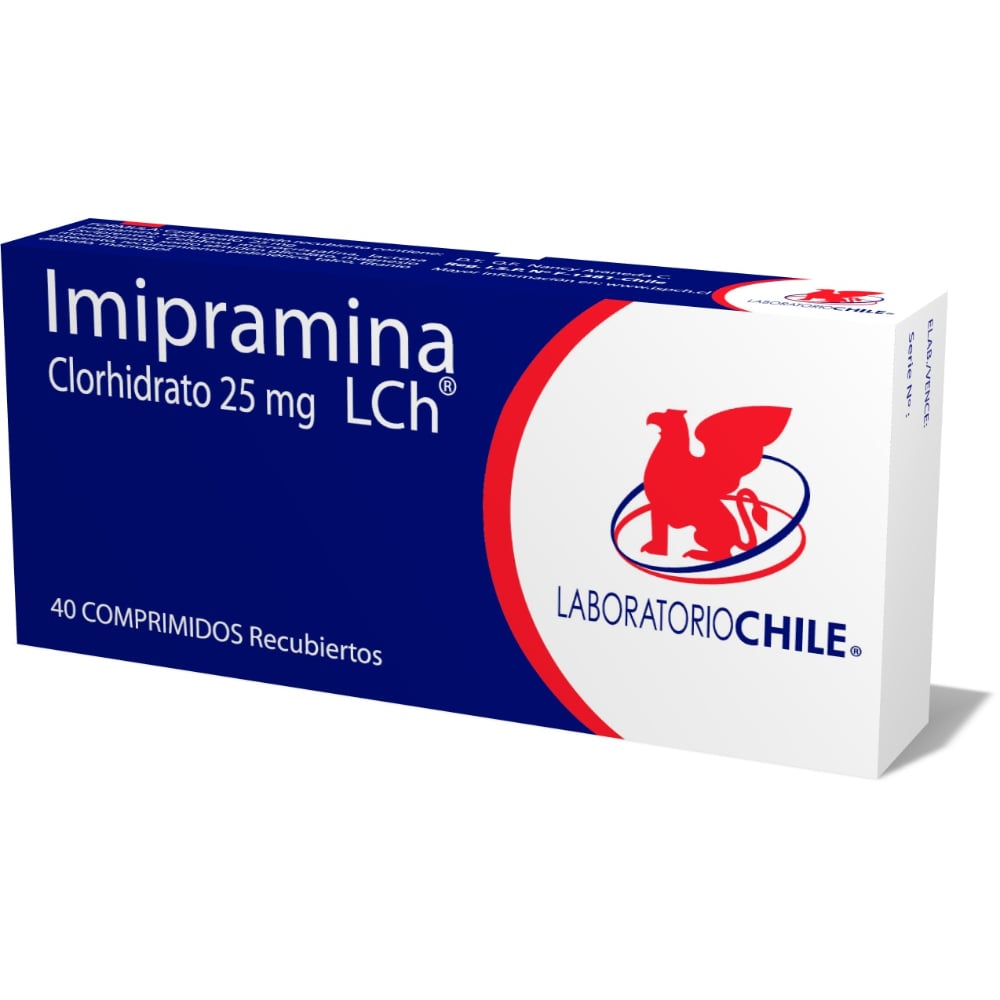 IMIPRAMINA CLORHIDRATO COMPRIMIDOS 25 mg
