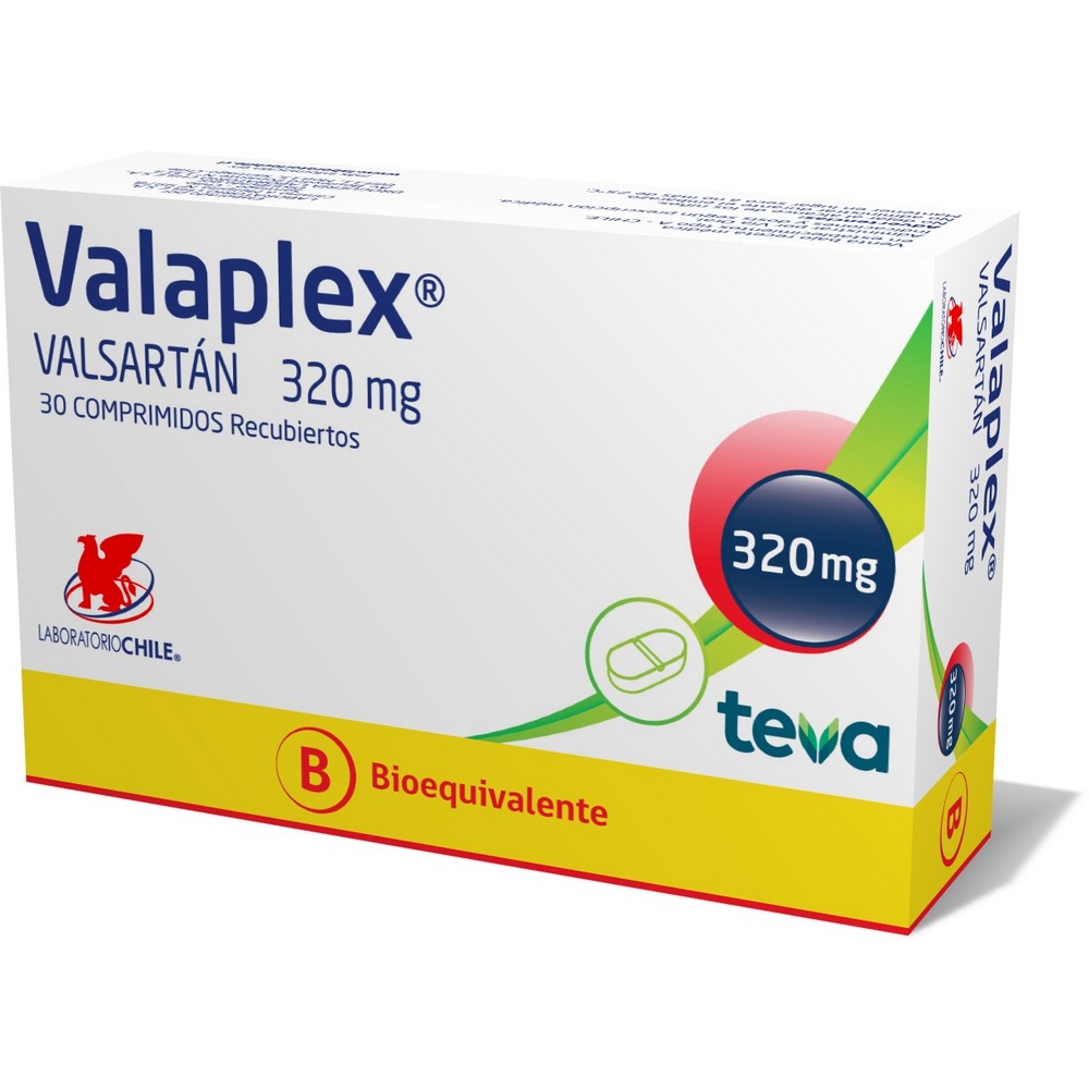 Valaplex Valsartán 320 mg 30 Comprimidos