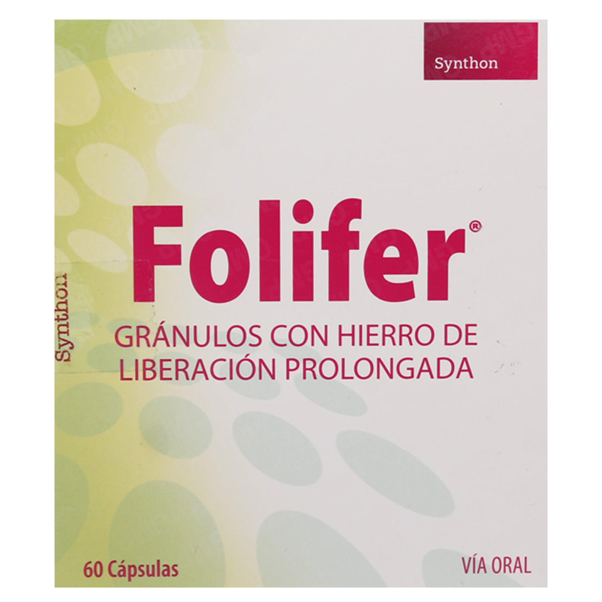 Folifer Fumarato Ferroso 330 mg 60 Cápsulas