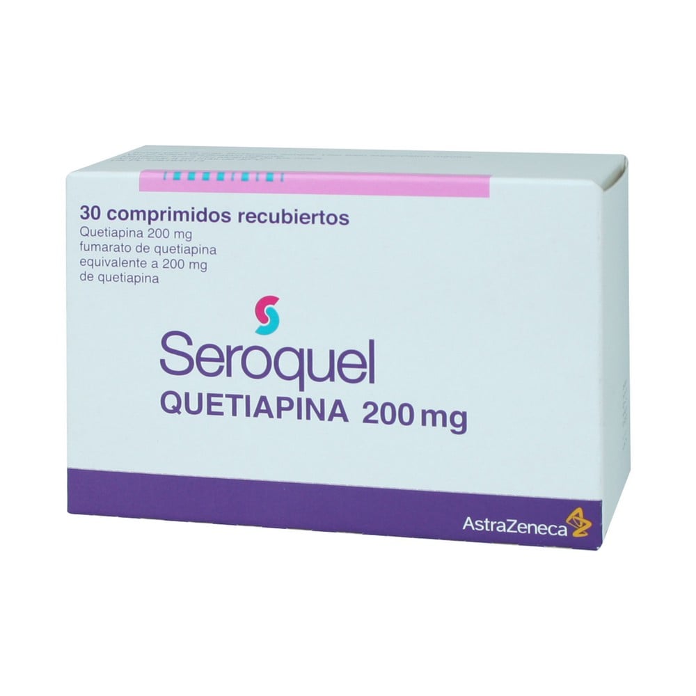 SEROQUEL COMPRIMIDOS RECUBIERTOS 200 mg