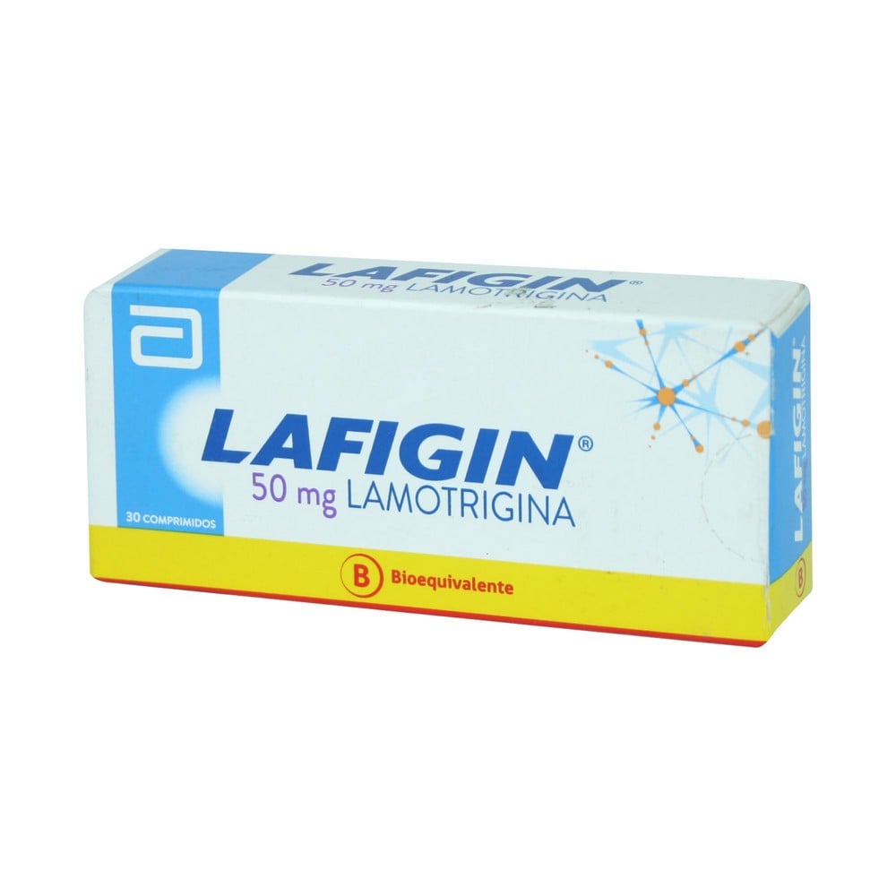 Lafigin Lamotrigina 50 mg 30 Comprimidos