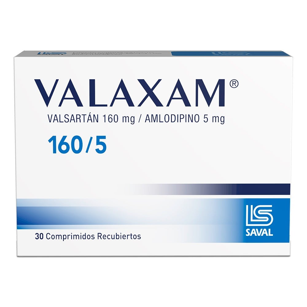 Valaxam Valsartan 160 mg 30 Comprimidos Recubierto
