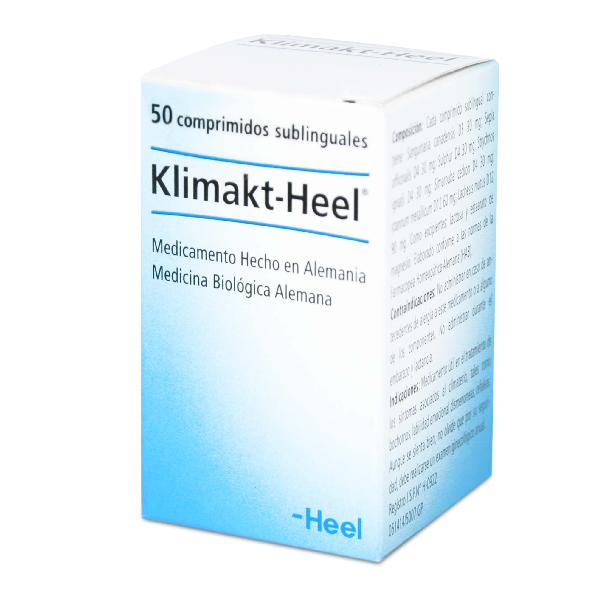 Heel Klimakt-Heel Sanguinaria D3 30 mg 50 Comprimidos