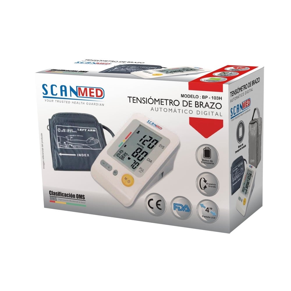 Scanmed Tensiómetro Digital de Brazo BP-103H
