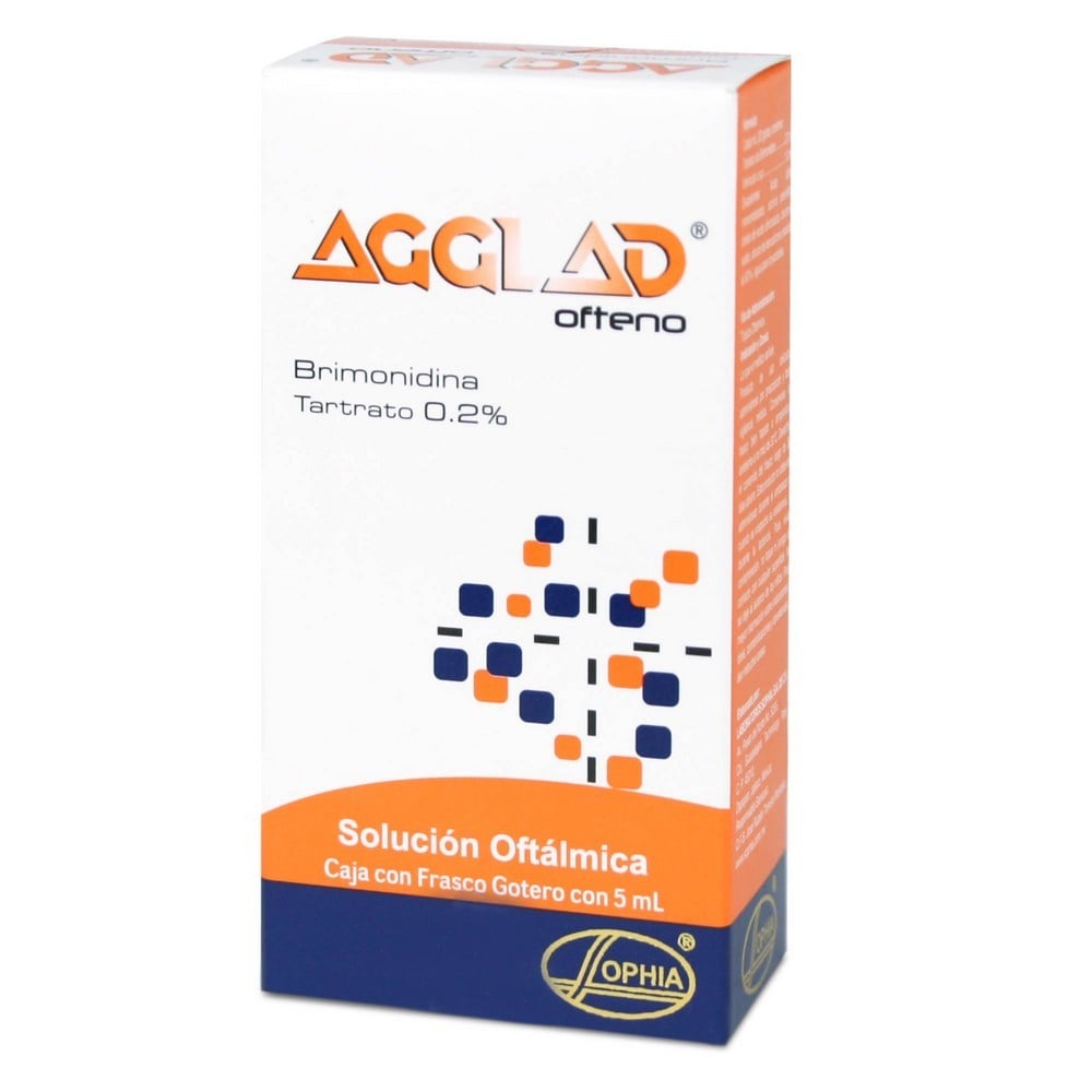 Agglad Ofteno Brimonidina 0,2% Solución Oftálmica 5 mL