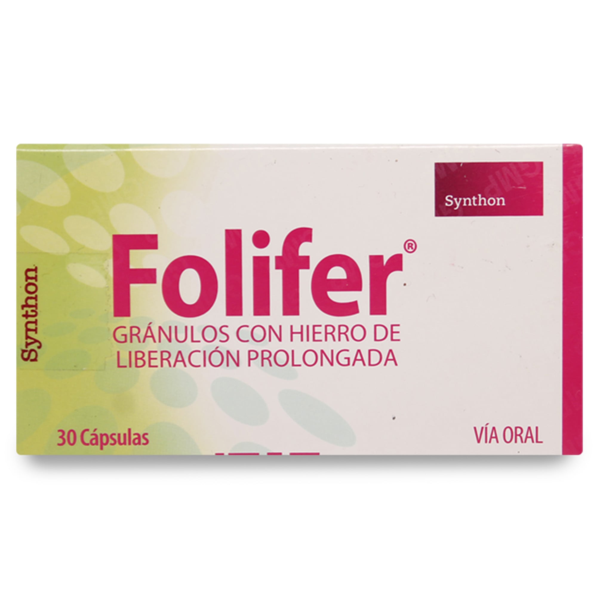 Folifer Fumarato Ferroso 330 mg 30 Cápsulas