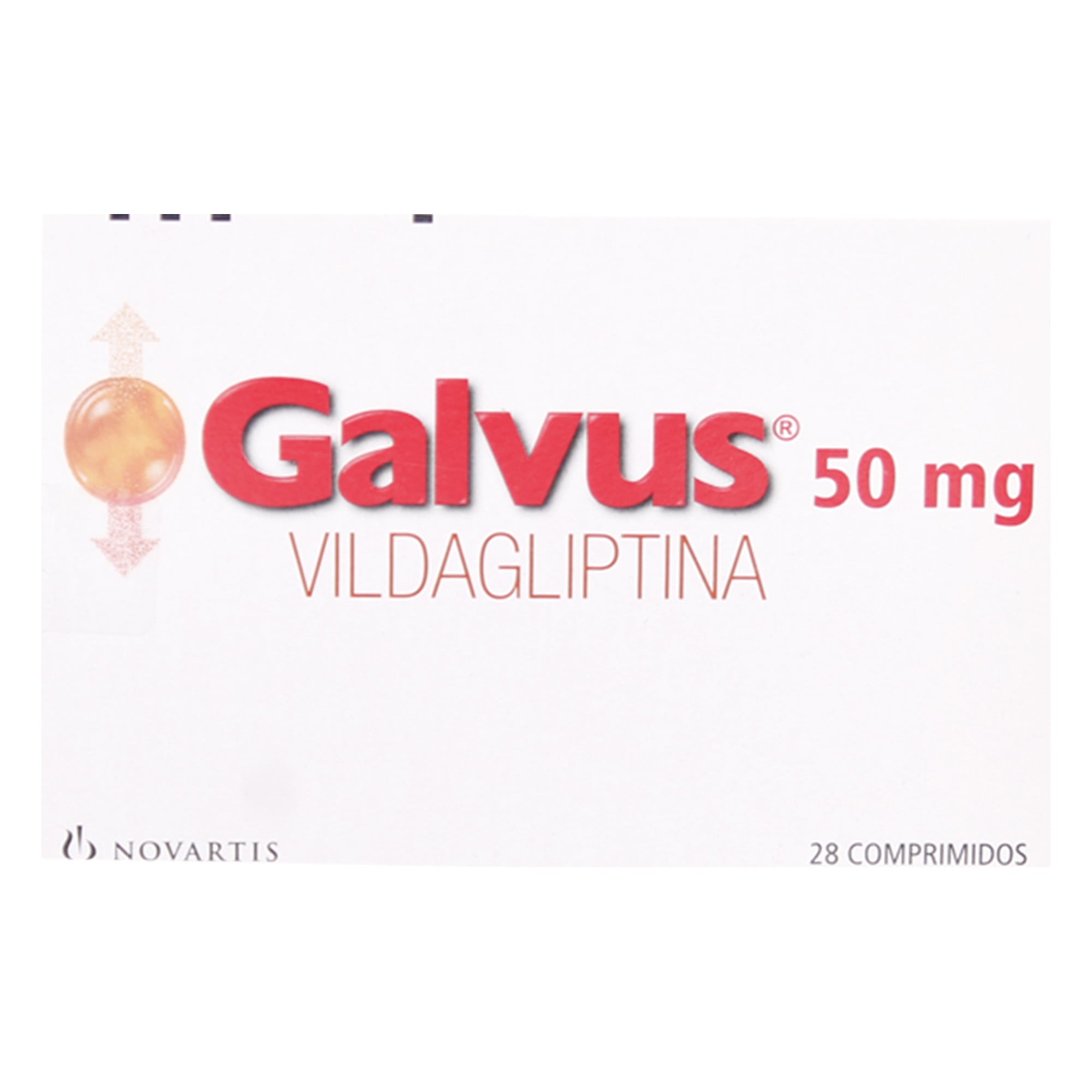 Galvus Vildagliptina 50 mg 28 Comprimidos