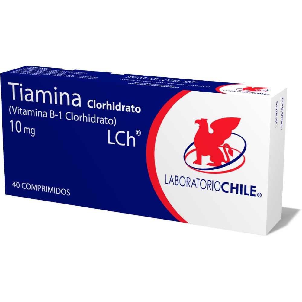 Tiamina 10 mg 40 Comprimidos