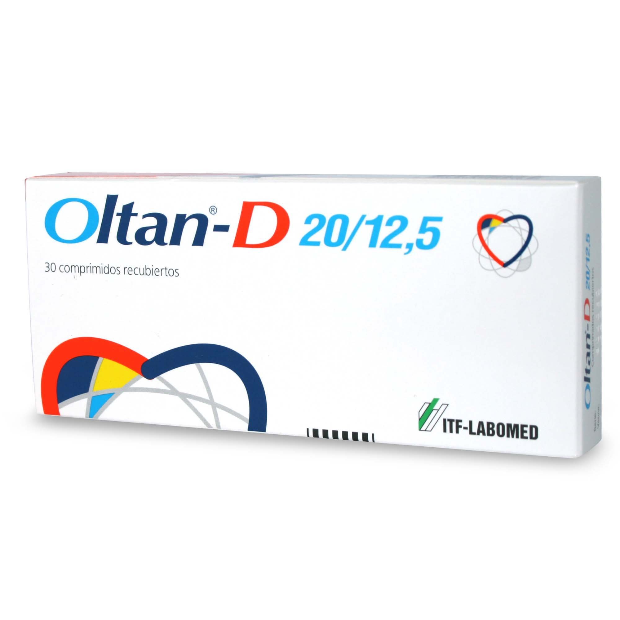 Oltan-D Olmesartan 20 mg 30 Comprimidos Recubierto
