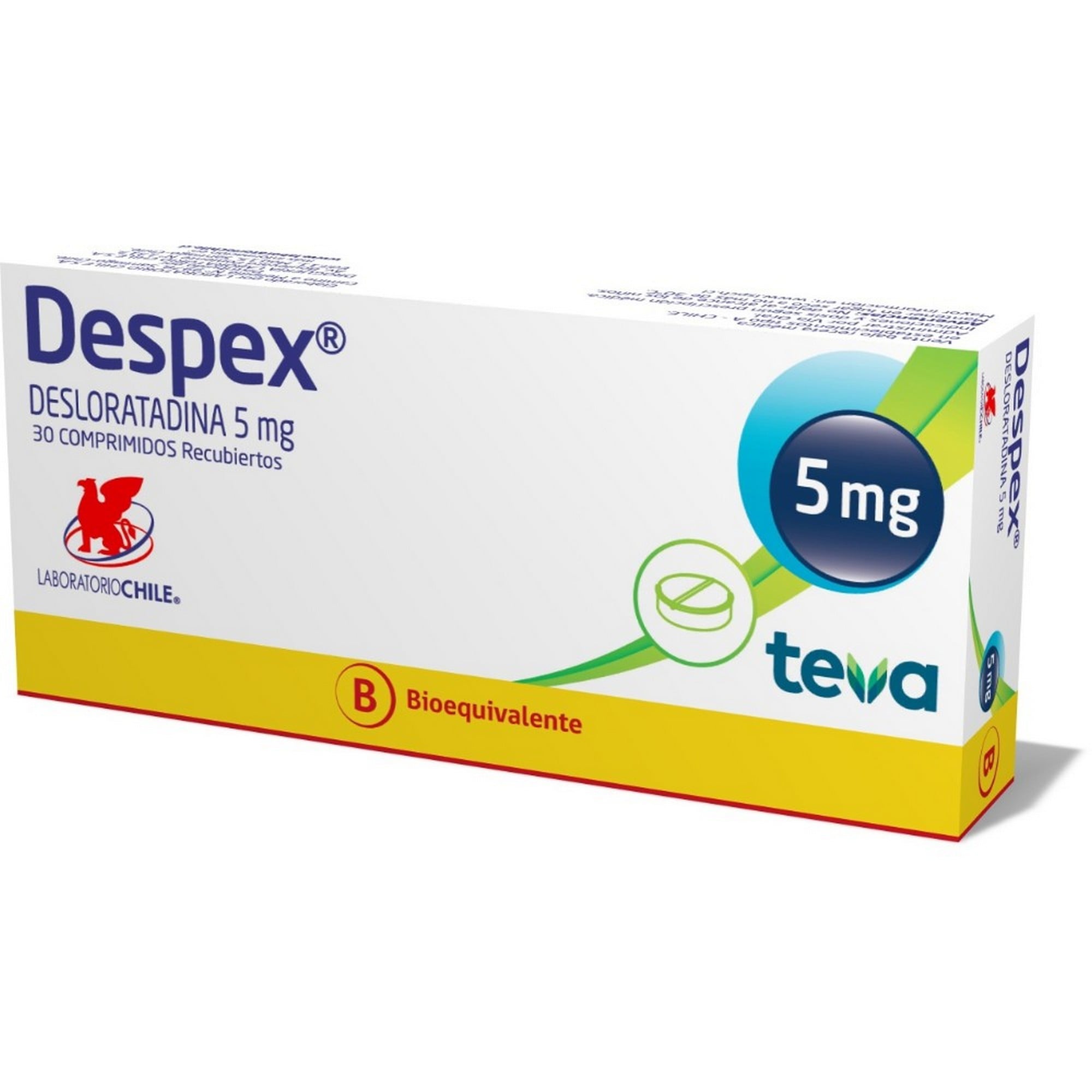 Despex Desloratadina 5 mg 30 Comprimidos Recubierto