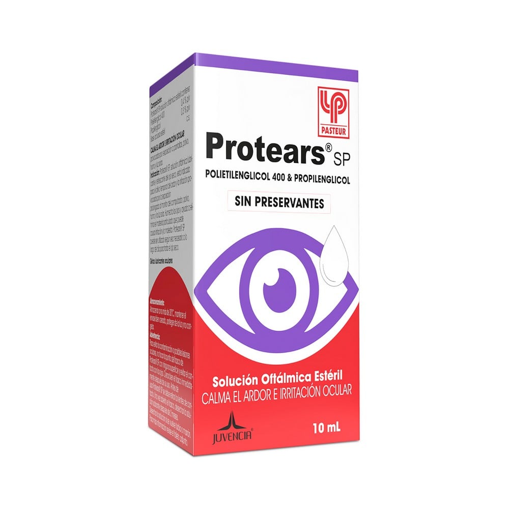 Protears Sp Solucion Oftalmica Esteril Sin Preservantes 10 mL