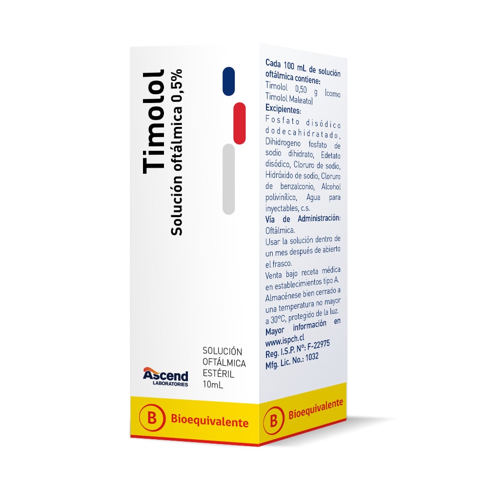 Timolol  Solución oftálmica 0,5%