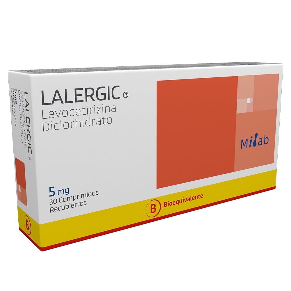 LALERGIC COMPRIMIDOS RECUBIERTOS 5 mg