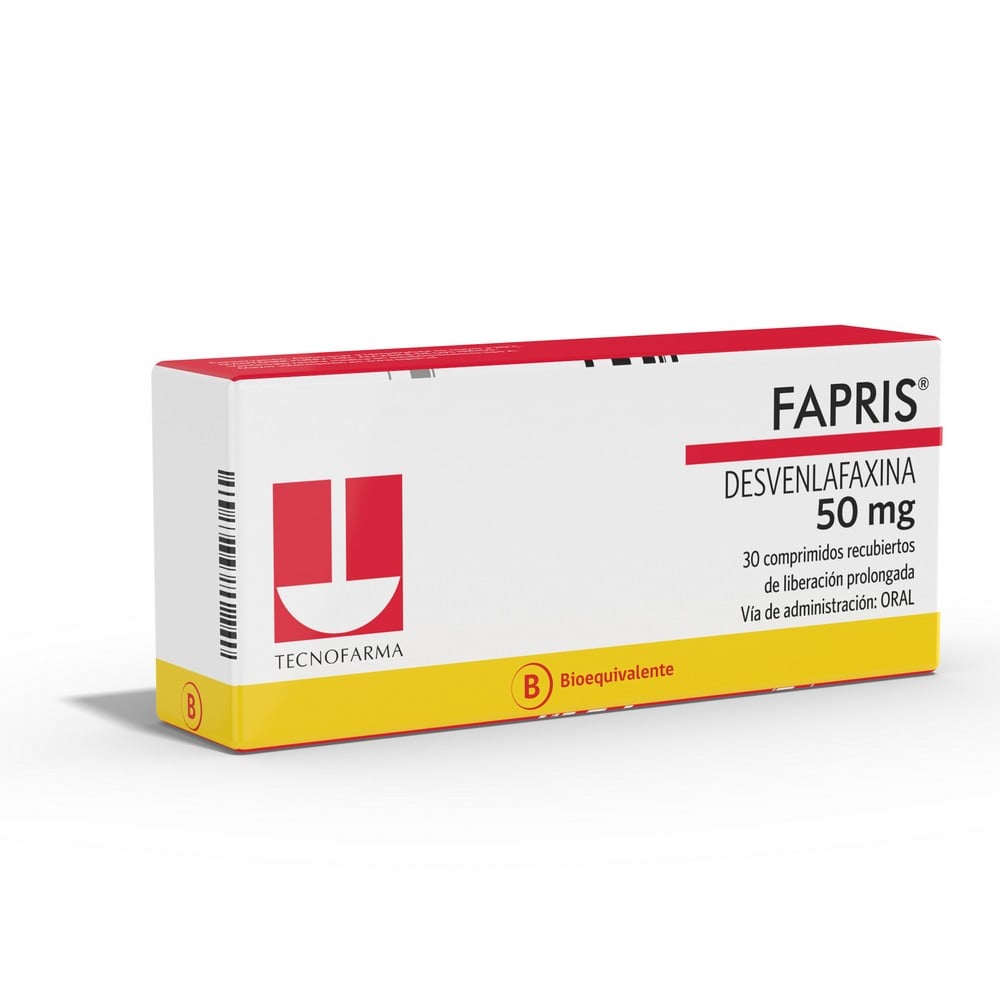 FAPRIS COMPRIMIDOS DE LIBERACIÓN PROLONGADA 50 mg (DESVENLAFAXINA)