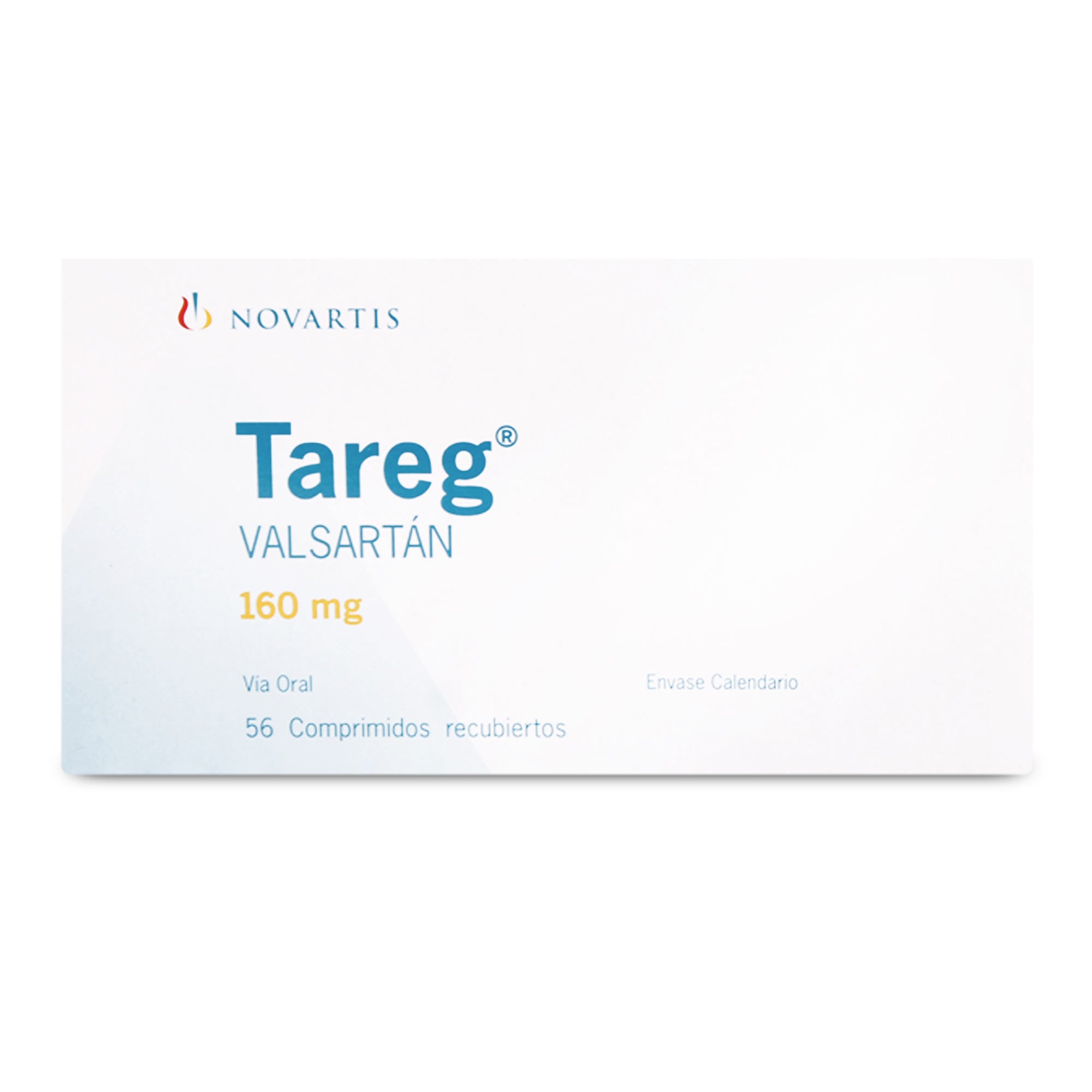 Tareg Valsartan 160 mg 56 Comprimidos Recubierto