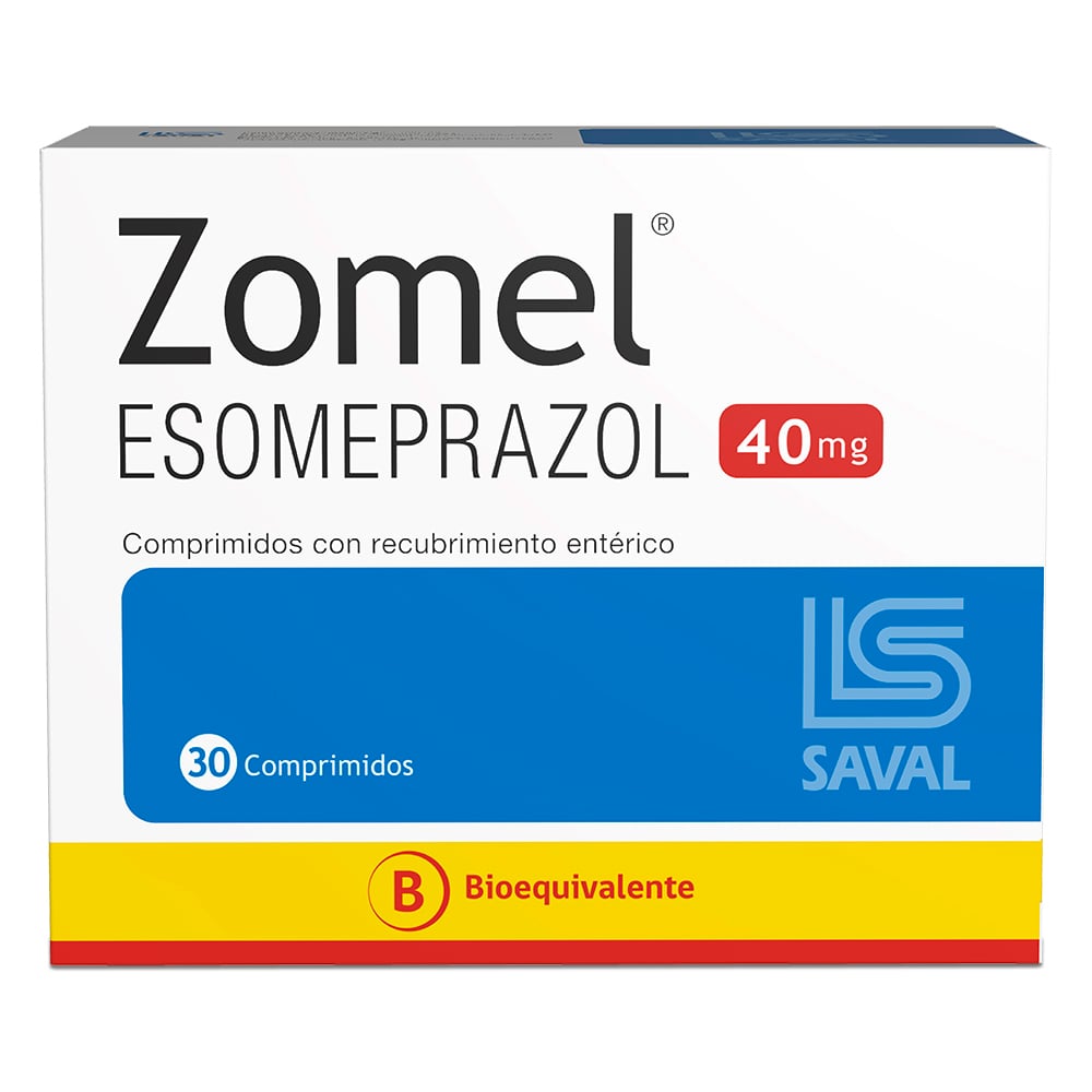 ZOMEL COMPRIMIDOS CON RECUBRIMIENTO ENTÉRICO 40 mg (ESOMEPRAZOL)