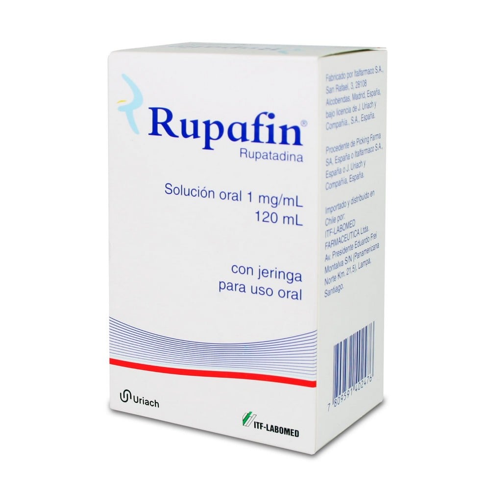 Rupafin Rupatadina 1 mg / mL Solución Oral 120 mL