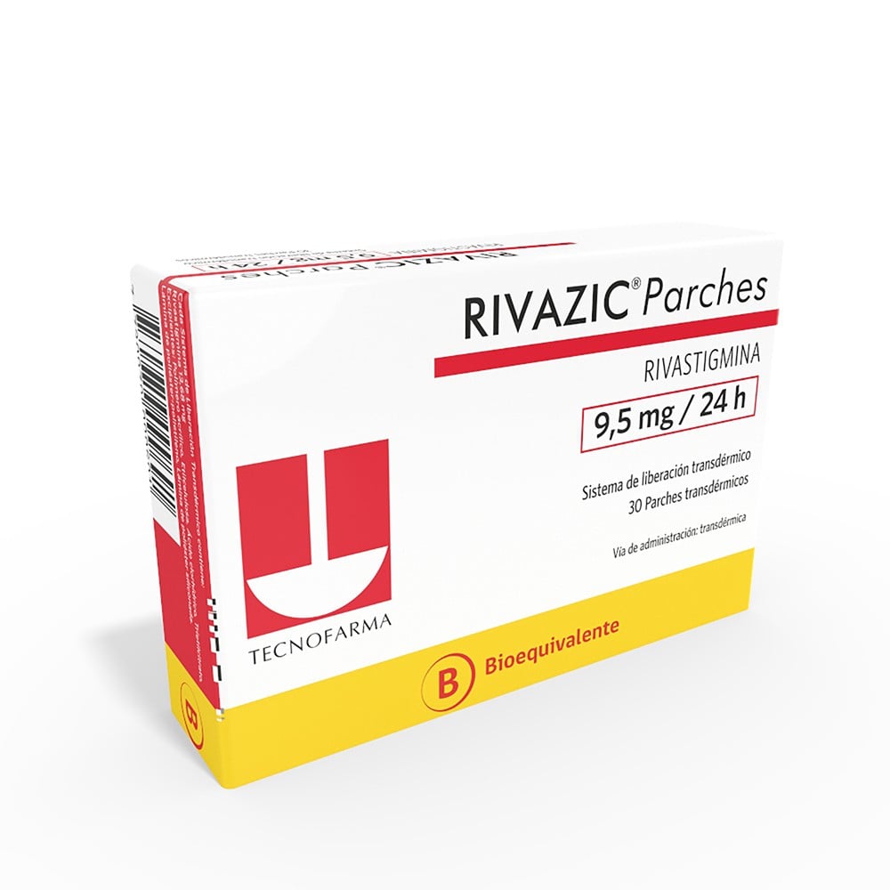 Rivazic 30 parches Transdérmico Rivastigmina 9,5 mg