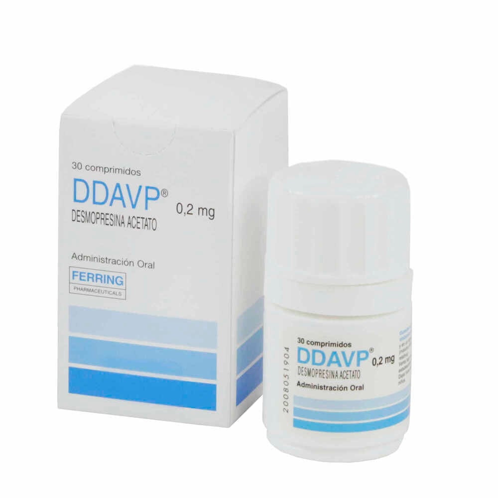 DDAVP Desmopresina 0,2 mg 30 Comprimidos