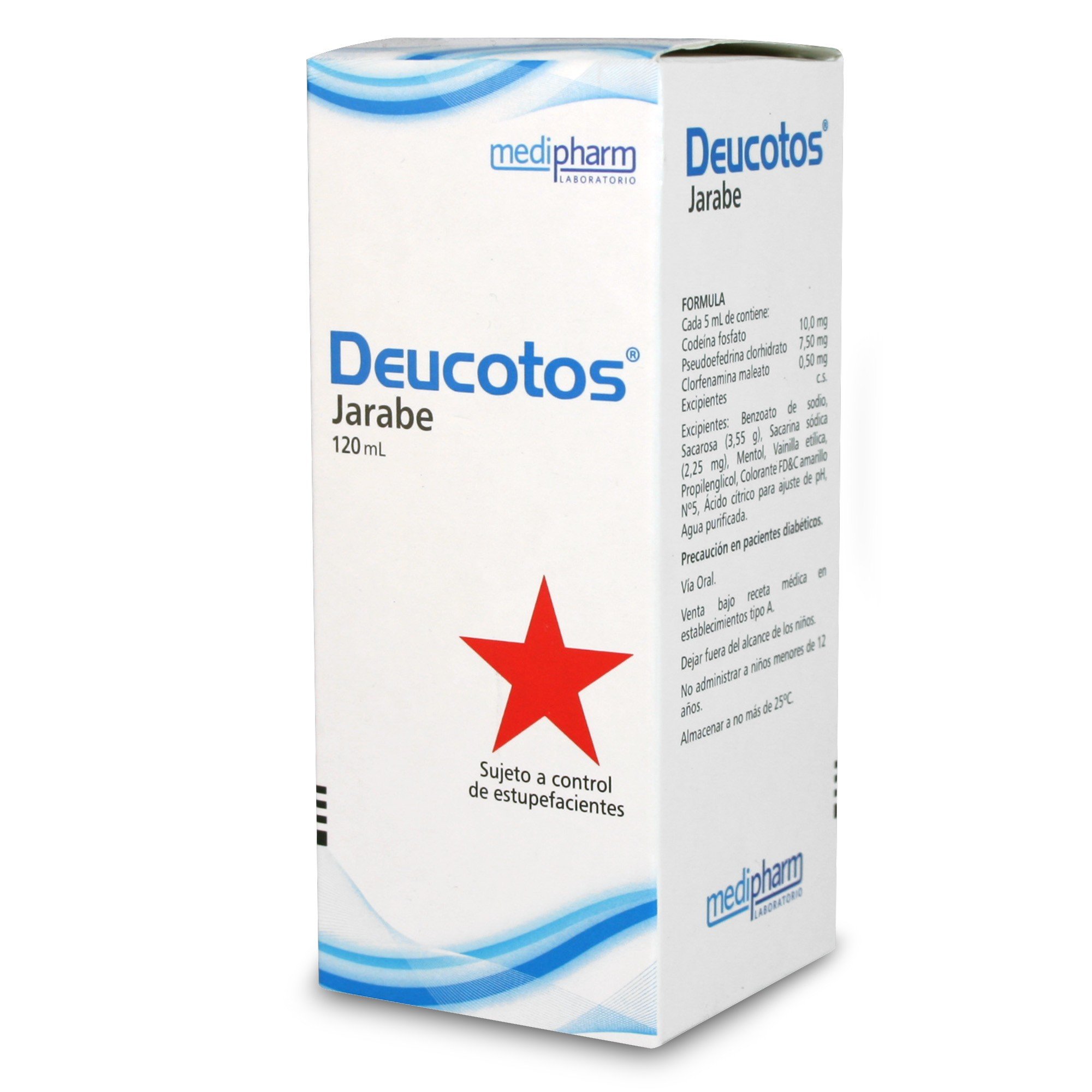 Deucotos Codeina 7,5 mg / 5 mL Jarabe 120 mL