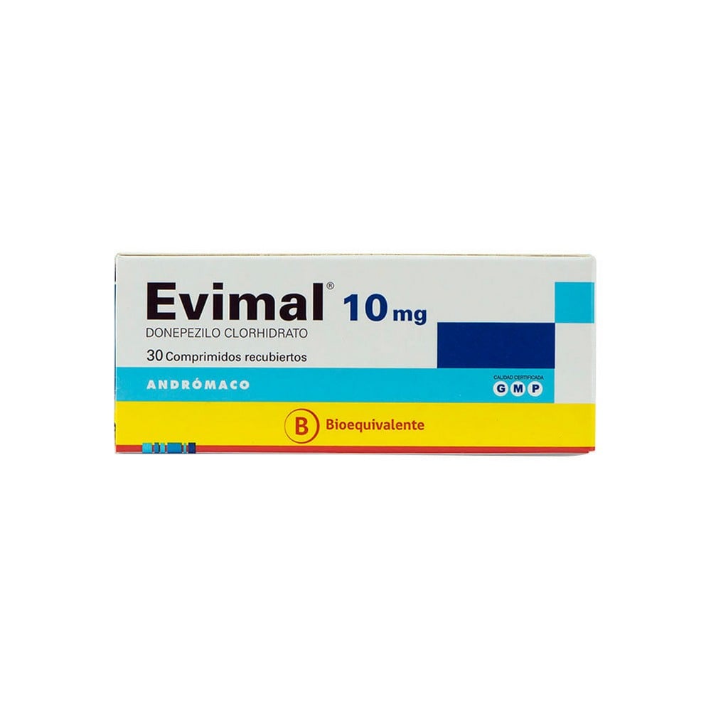 EVIMAL COMPRIMIDOS RECUBIERTOS 10 mg