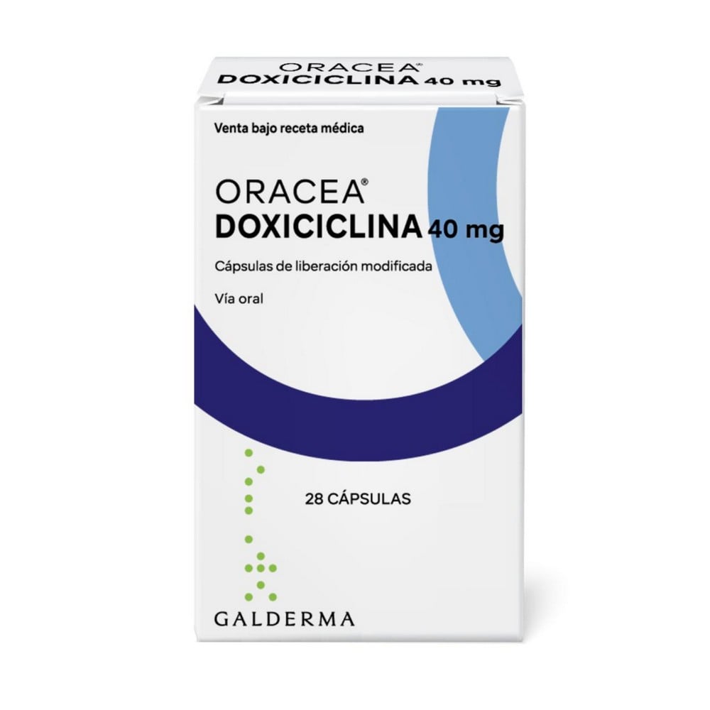 Oracea Doxiciclina 40 mg 28 Cápsulas Liberación Prolongada