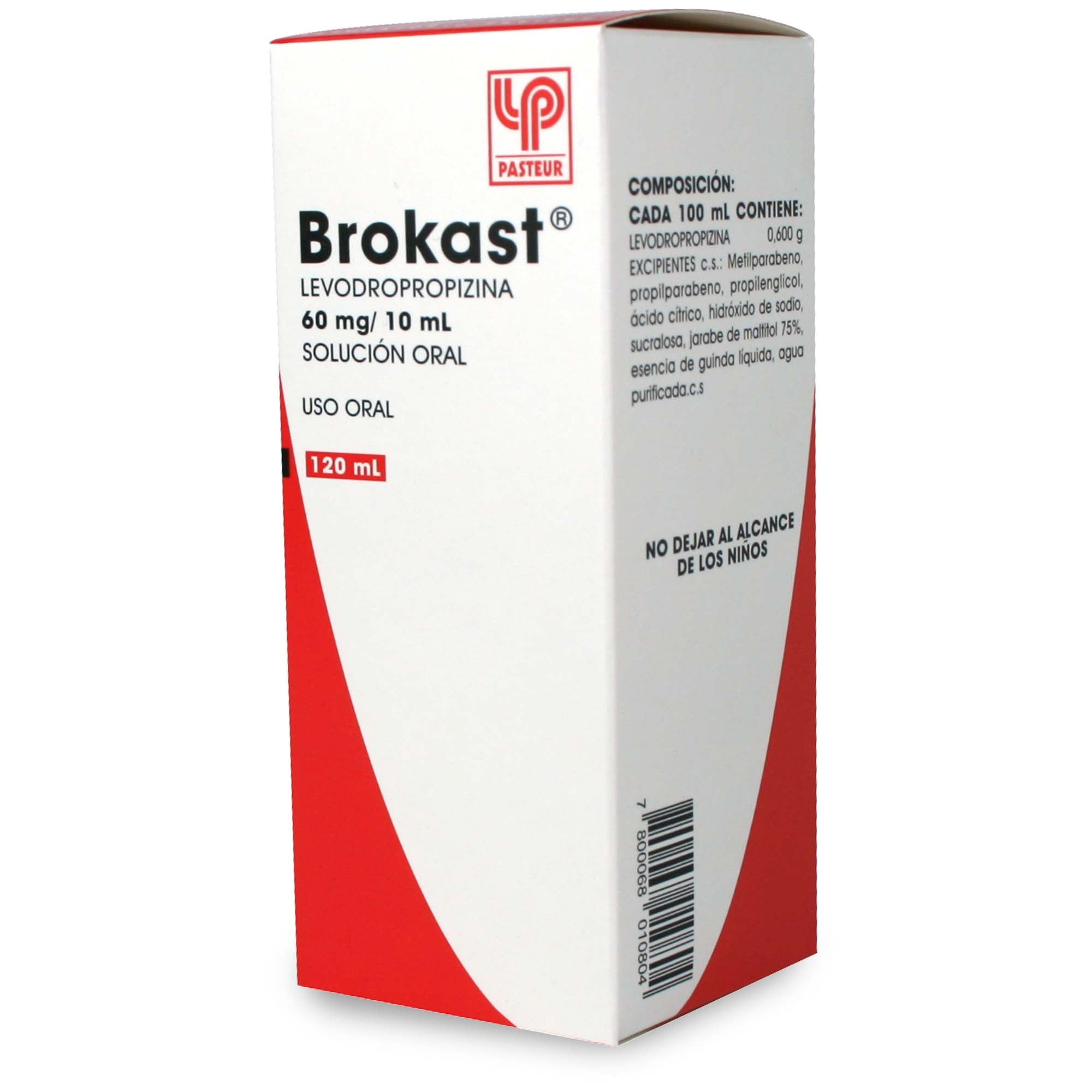Brokast Levodropropizina 60 mg/10ml Solución Oral 120 mL