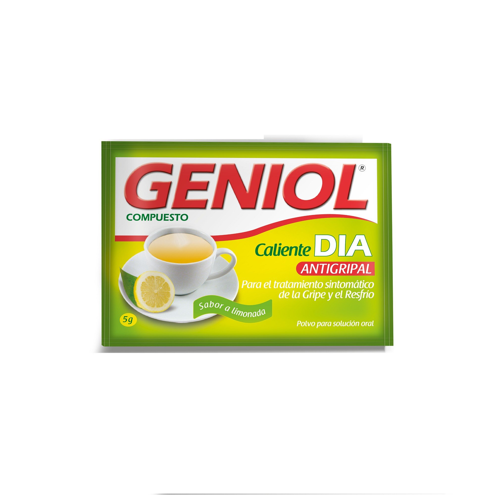 GENIOL COMPUESTO POLVO PARA SOLUCIÓN ORAL