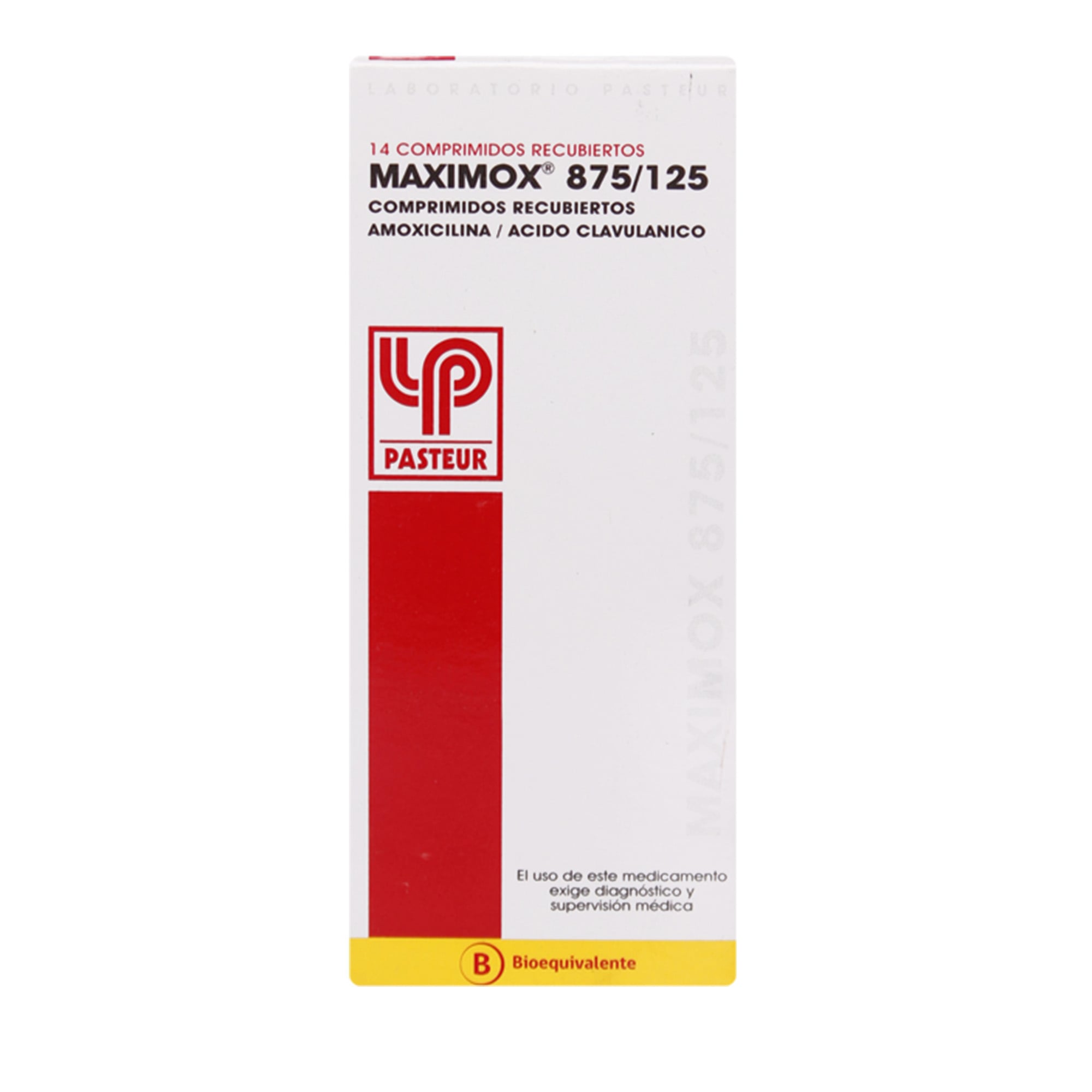 Maximox Amoxicilina 875 mg 14 Comprimidos Recubierto