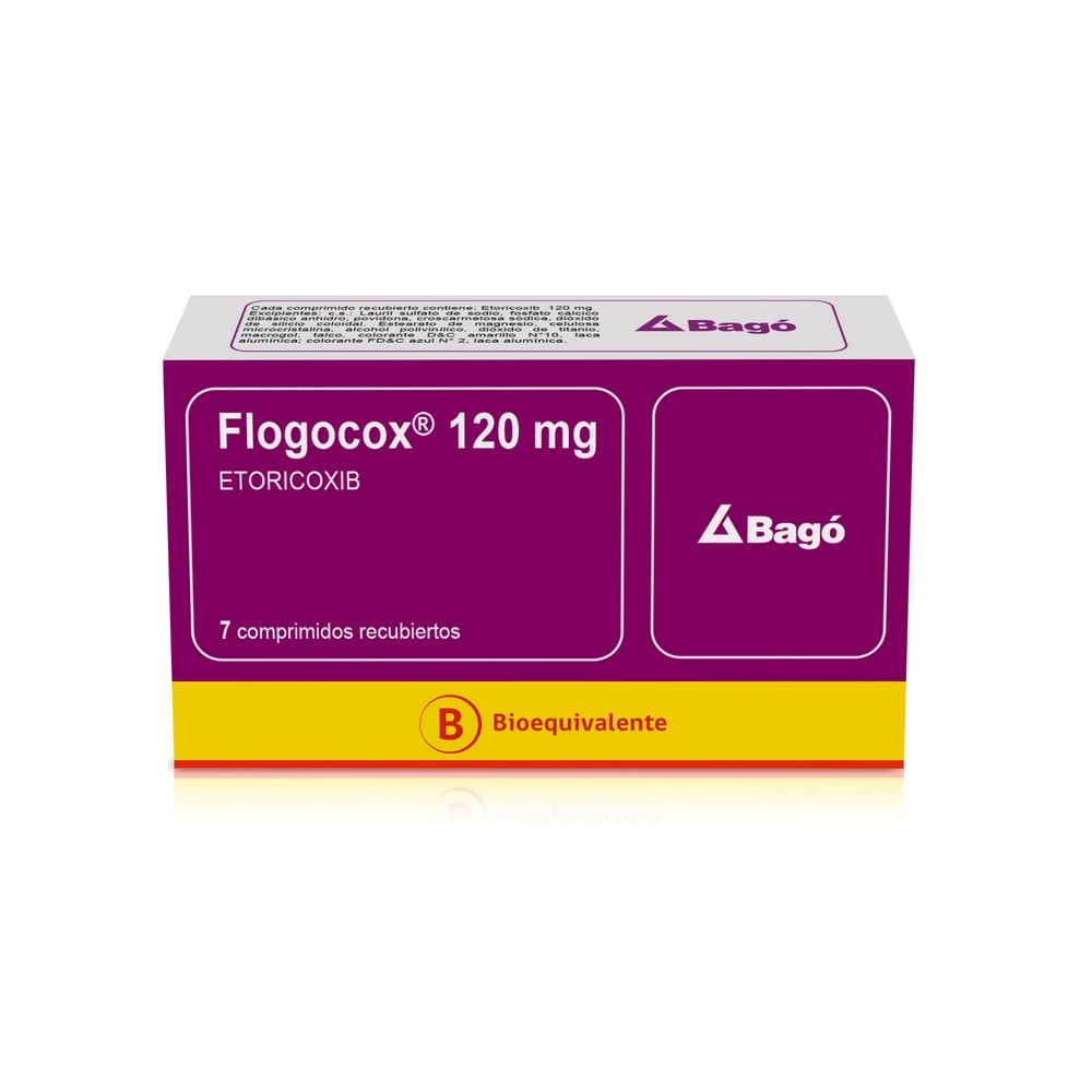 Flogocox Etoricoxib 120 mg 7 Comprimidos