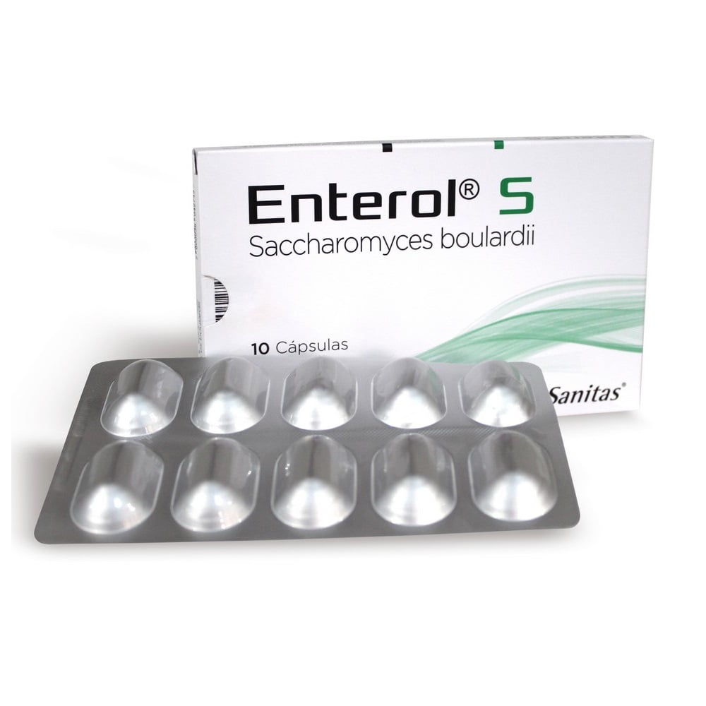 Enterol S Saccharomyces Boulardii 250 mg 10 Cápsulas