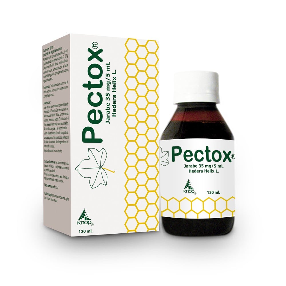 Pectox Jarabe Hedera Helix 35 mg/ 5 mL Frasco 120 mL