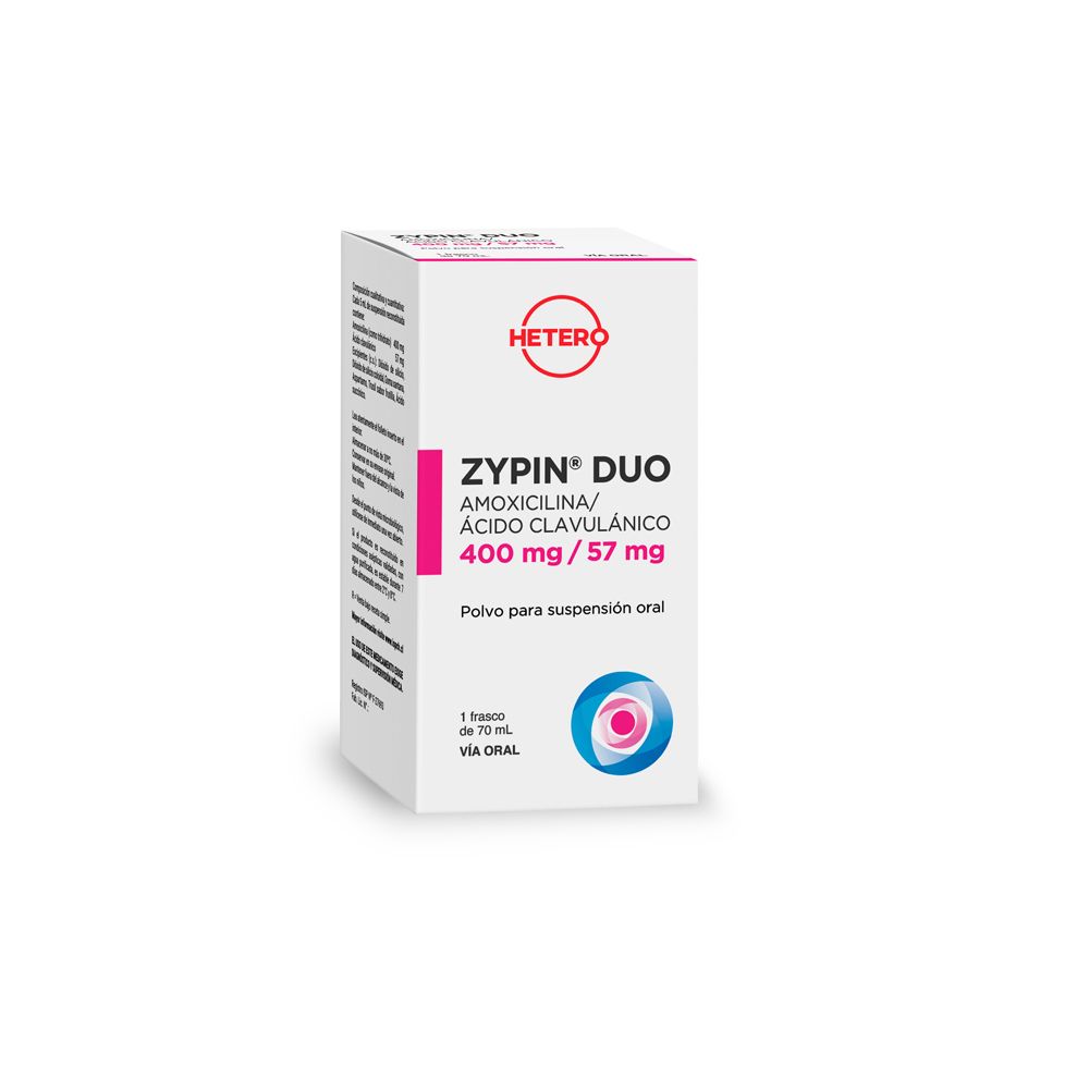 ZYPIN DUO 800/57 POLVO PARA SUSPENSIÓN ORAL