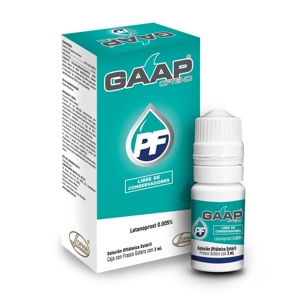 Gaap PF Latanoprost 0,005% Solución Oftálmica 3 mL