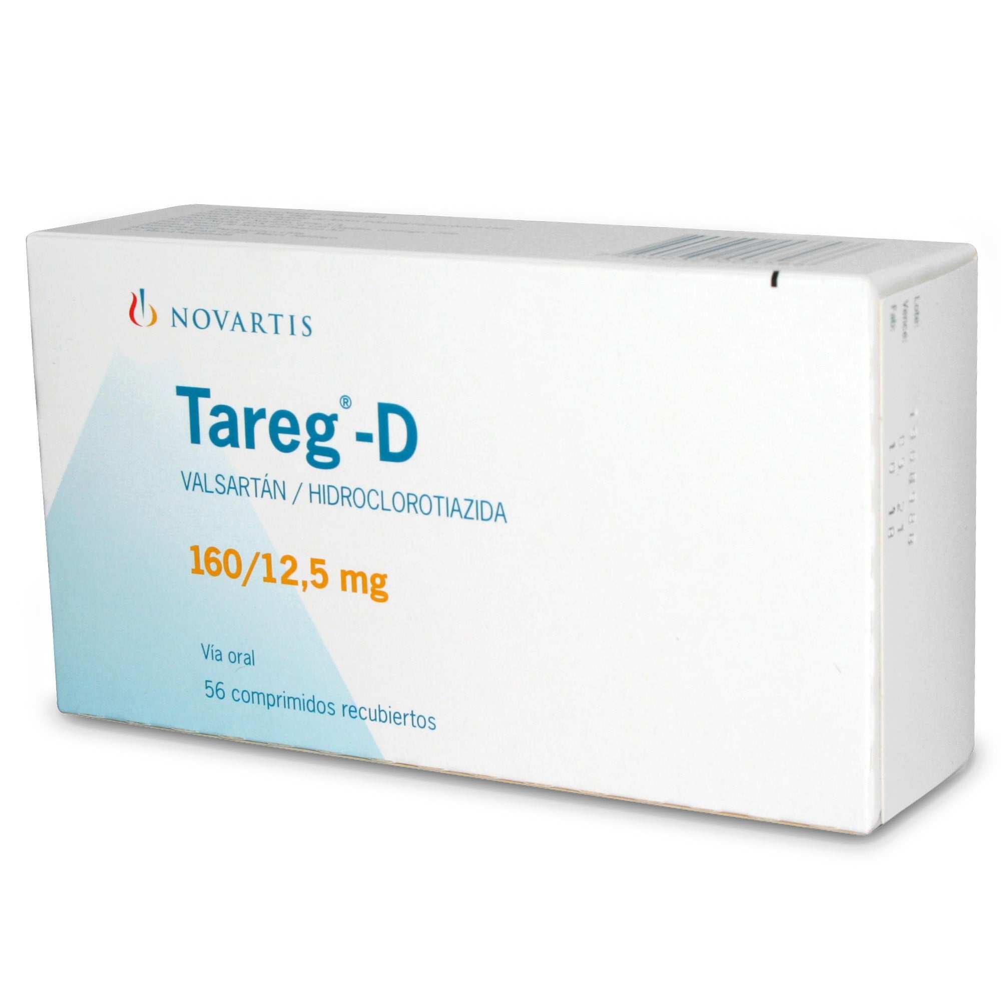 Tareg-D Valsartan 160 mg 56 Comprimidos Recubiertos