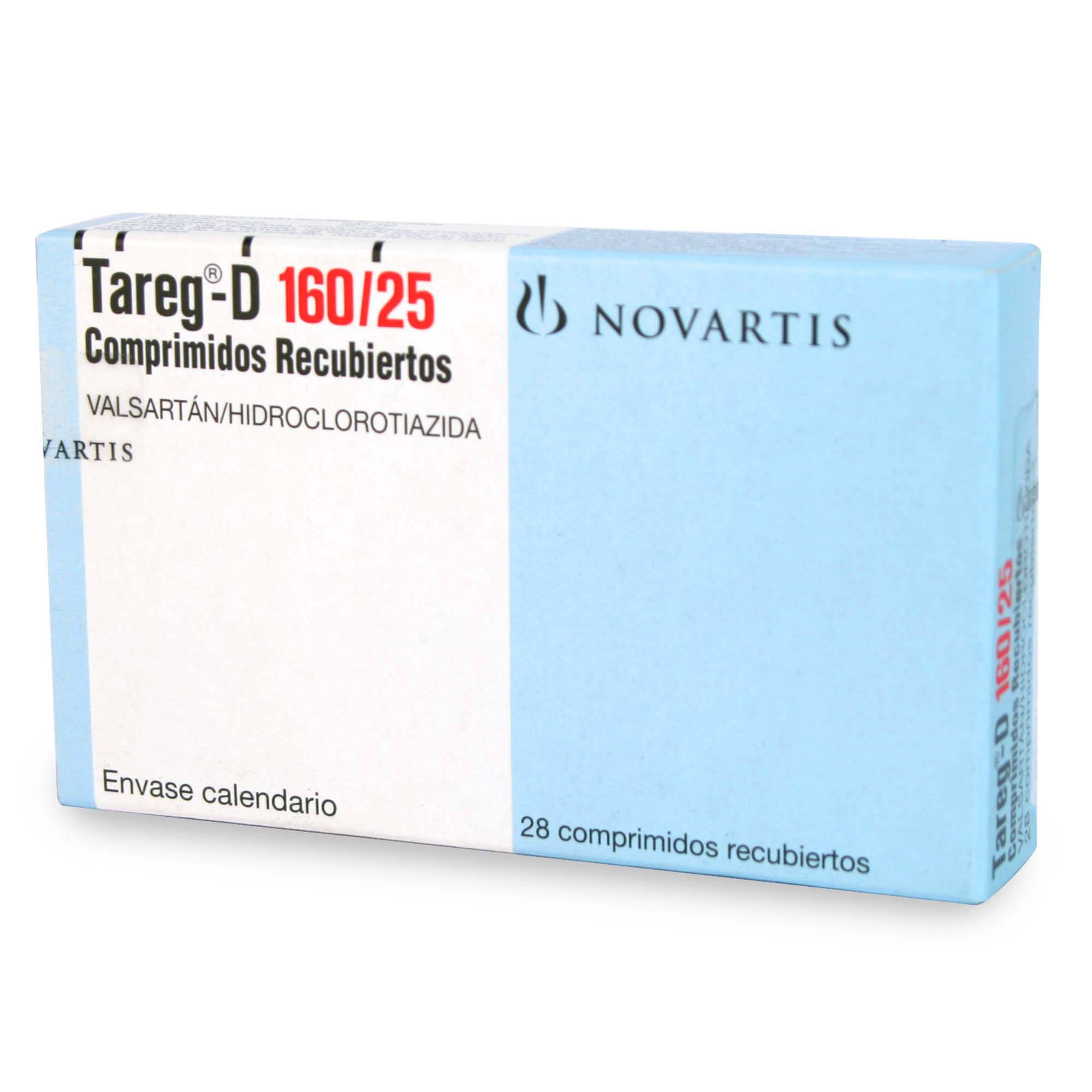 TAREG COMPRIMIDOS RECUBIERTOS 160 mg (VALSARTÁN)