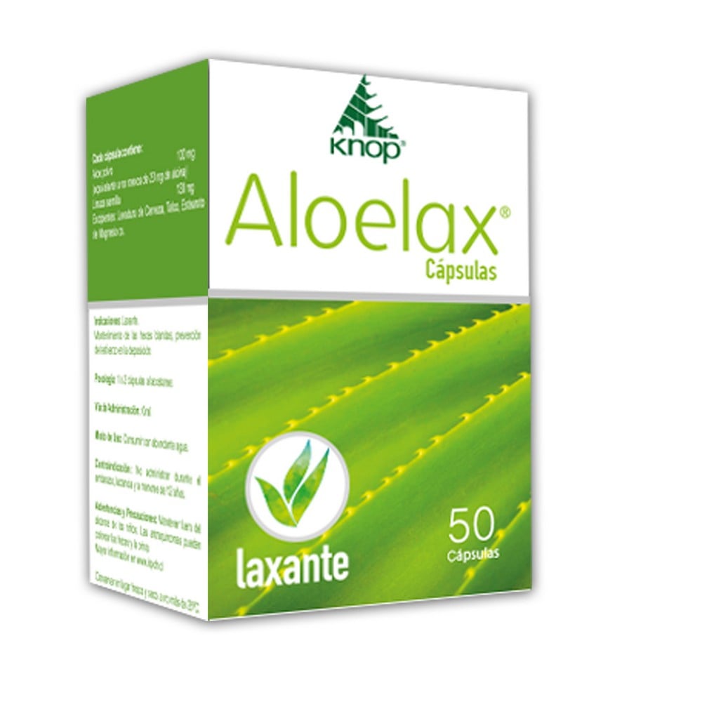Aloe Lax Aloina 130 mg 50 Cápsulas