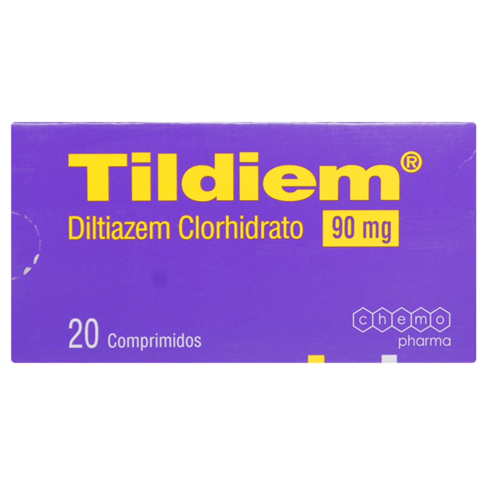 Tildiem Diltiazem 90 mg 20 Comprimidos