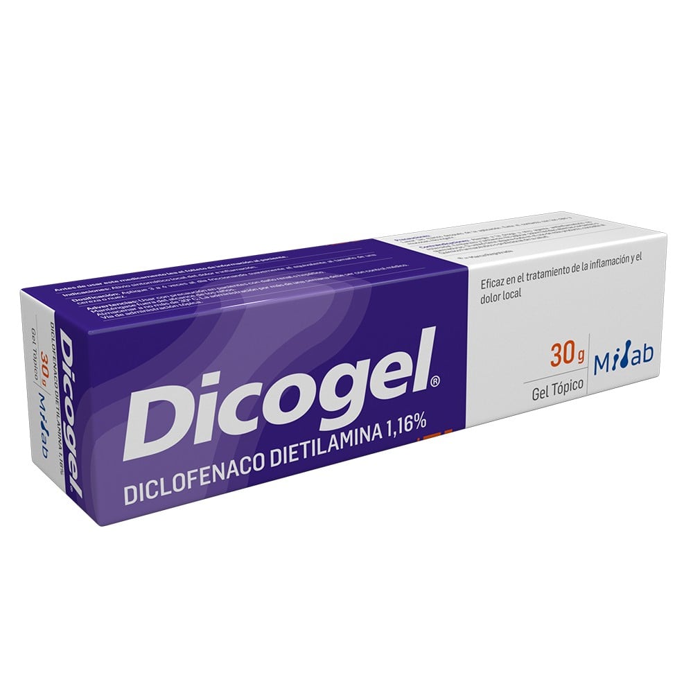 Dicogel Diclofenaco Dietilamonio 1,16% Gel Tópico 30 gr
