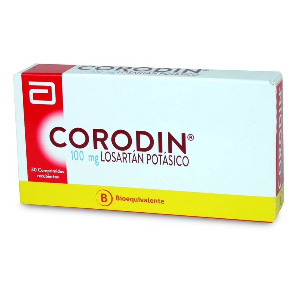 CORODIN D 100/12,5 COMPRIMIDOS RECUBIERTOS (LOSARTAN POTASICO / HIDROCLOROTIAZIDA)