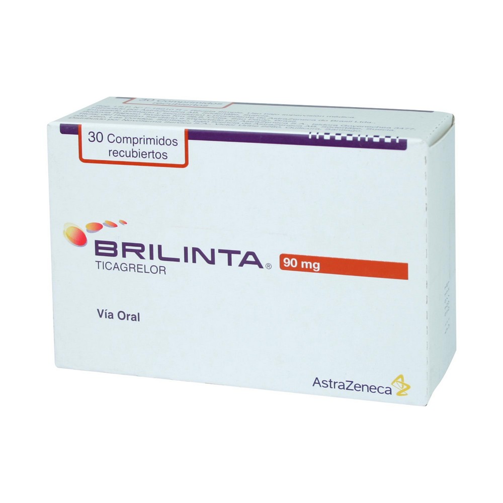 Brilinta Ticagrelor 90 mg 30 Comprimidos
