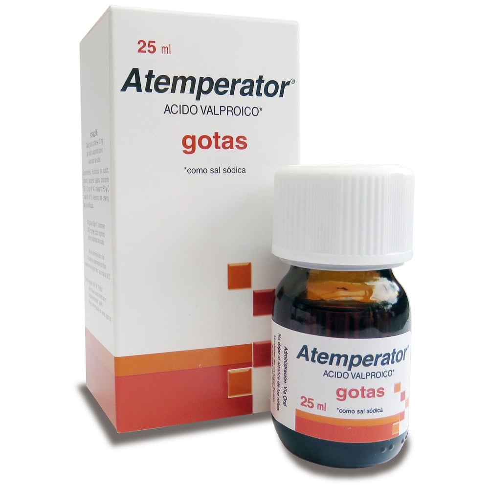 Atemperator Acido Valproico 375 mg Gotas 25 mL