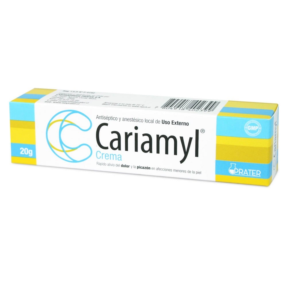 Cariamyl Mentol 0,2 Crema Tópica 20 gr